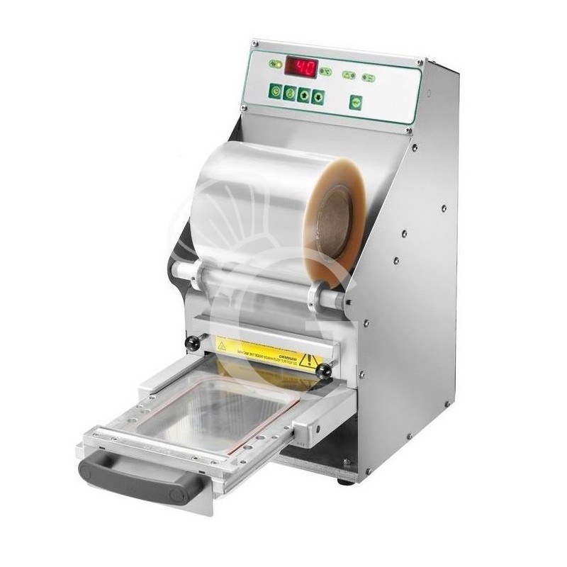 Termoselladora automática de acero inoxidable ancho del film 150 mm L 260 mm x P 300 mm x A 500 mm 0,5 Kw
