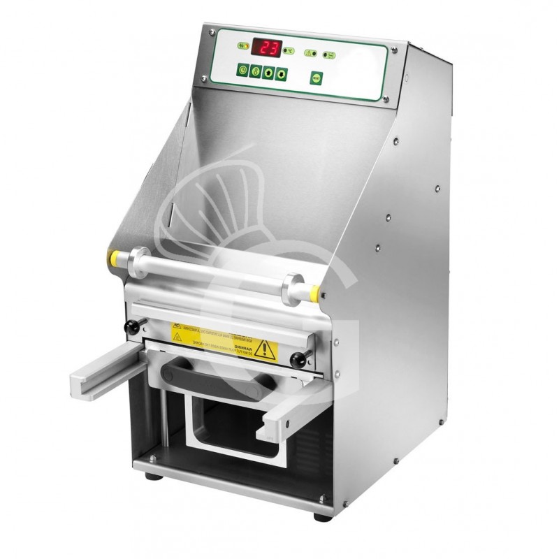 Termoselladora automática de acero inoxidable ancho del film 220 mm L 295 mm x P 450 mm x A 550 mm 0,75 Kw