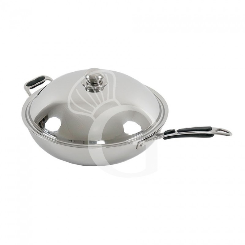 Sartén Wok diámetro 360 m x A 100 mm con tapa