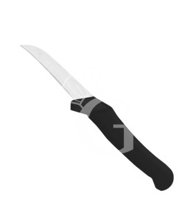Cuchillo cebollero de acero inoxidable hoja L 70 mm peso 0,8 Kg
