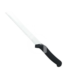 Cuchillo de pan de acero inoxidable hoja L 200 mm peso 1,3 Kg