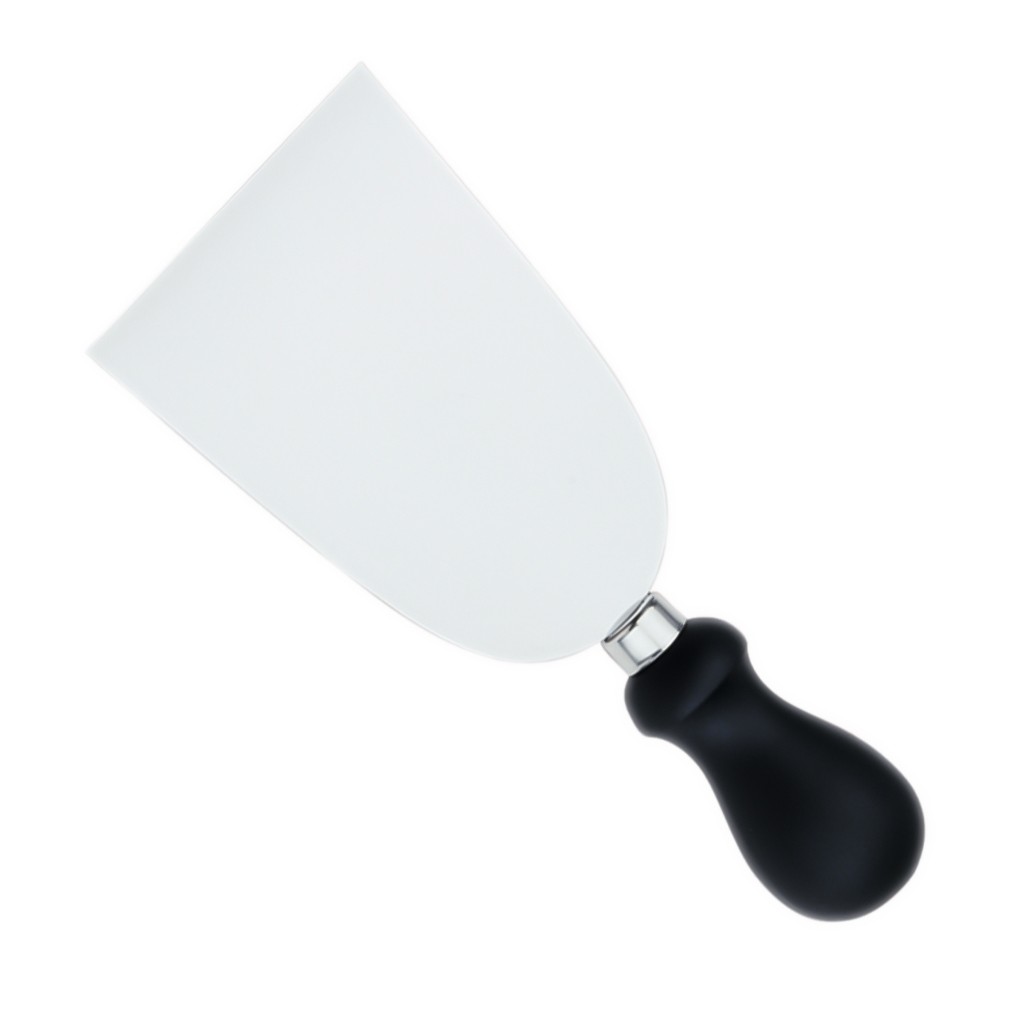 Cuchillo para queso Veneto de acero inoxidable hoja 140 mm x 100 mm
