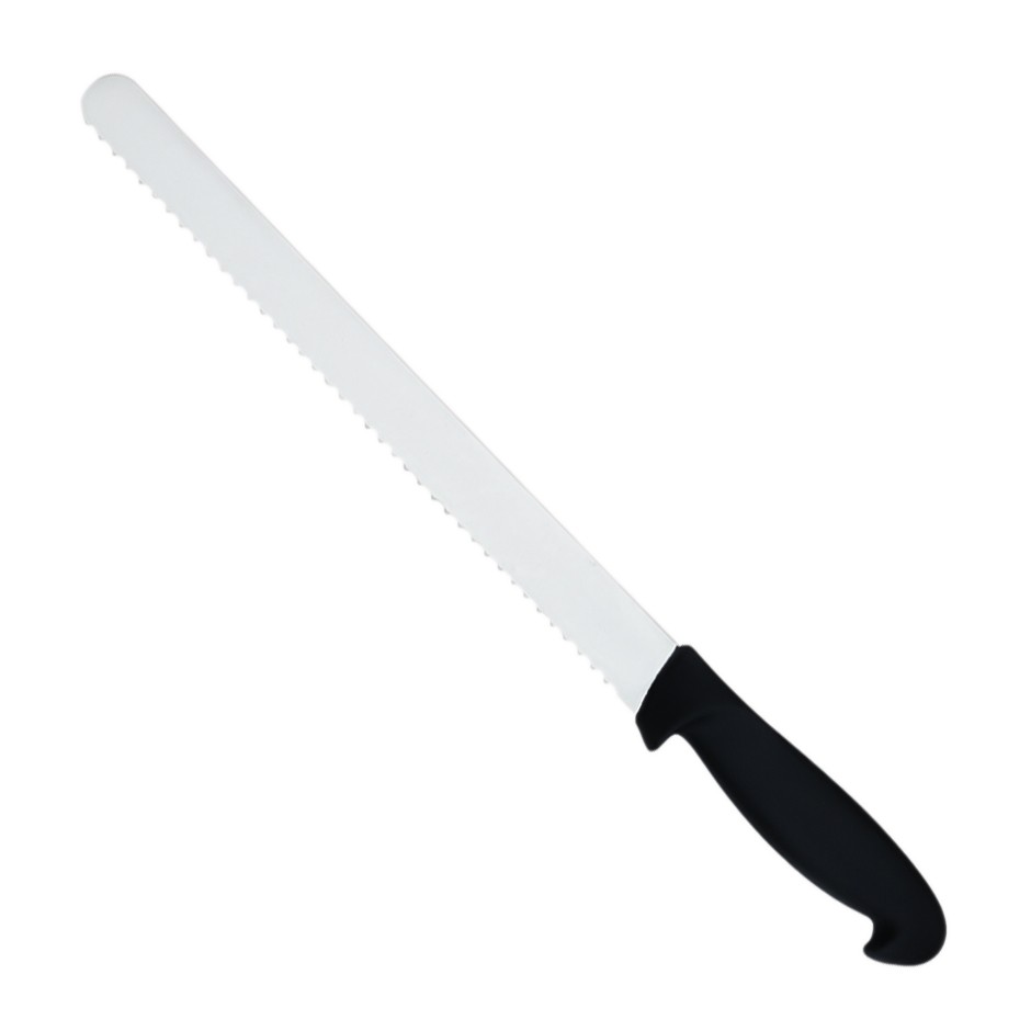 Cuchillo de pan de acero inoxidable hoja L 360 mm