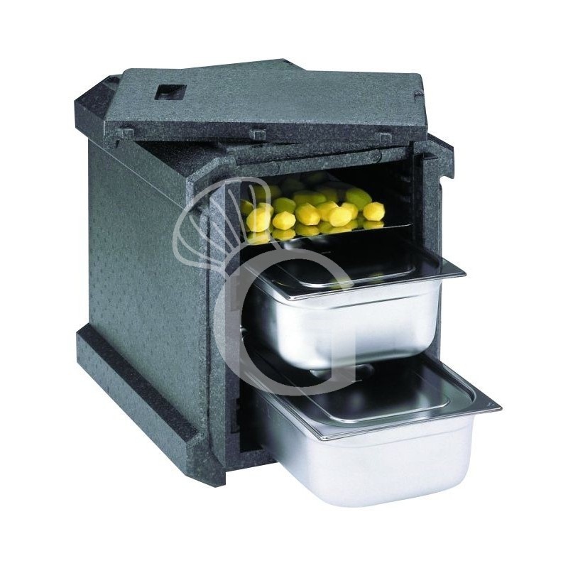Contenedor isotérmico de polipropileno para gastronorm 83 LT L 630 mm x P 500 mm x A 585 mm