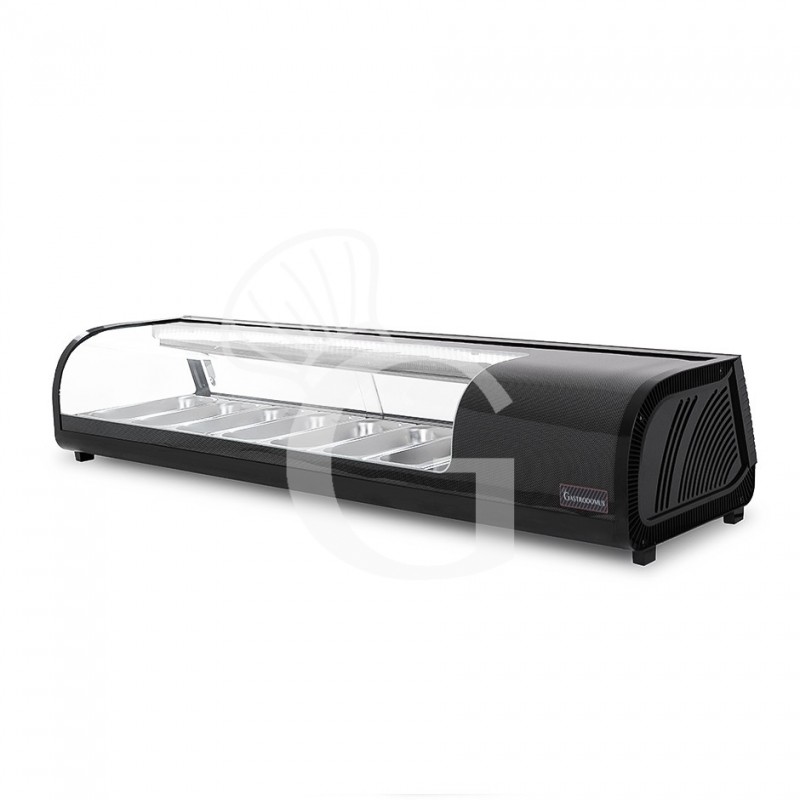 Vitrina Refrigerada para sushi 8 Cubetas GN1/3 190 W