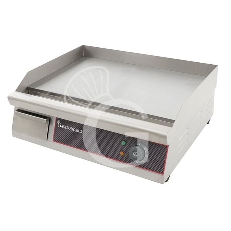 Fry Top eléctrico de sobremesa, una placa lisa, potencia 3000 W L 600 mm