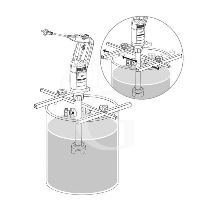 Soporte para triturador de inmersión