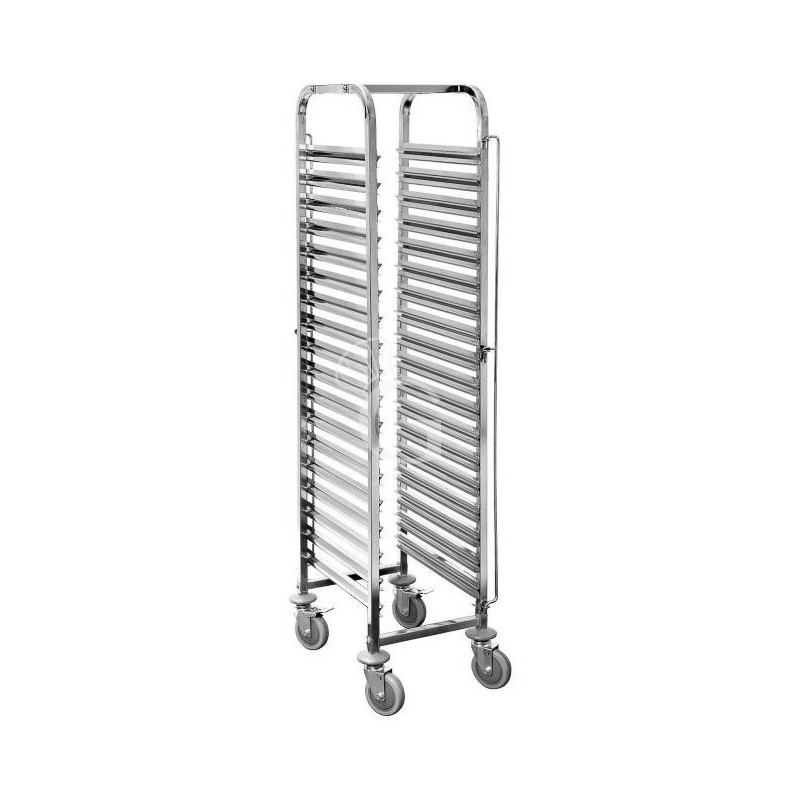 Carro bandejero para 18 bandejas 600x400mm - L 460 mm x P 640 mm x A 1700 mm