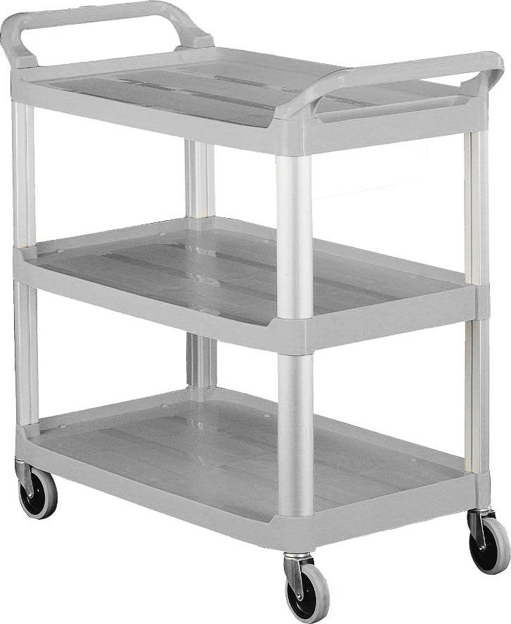 Carro de servicio multiuso de plástico L 1020 mm x P 500 mm x A 960 mm