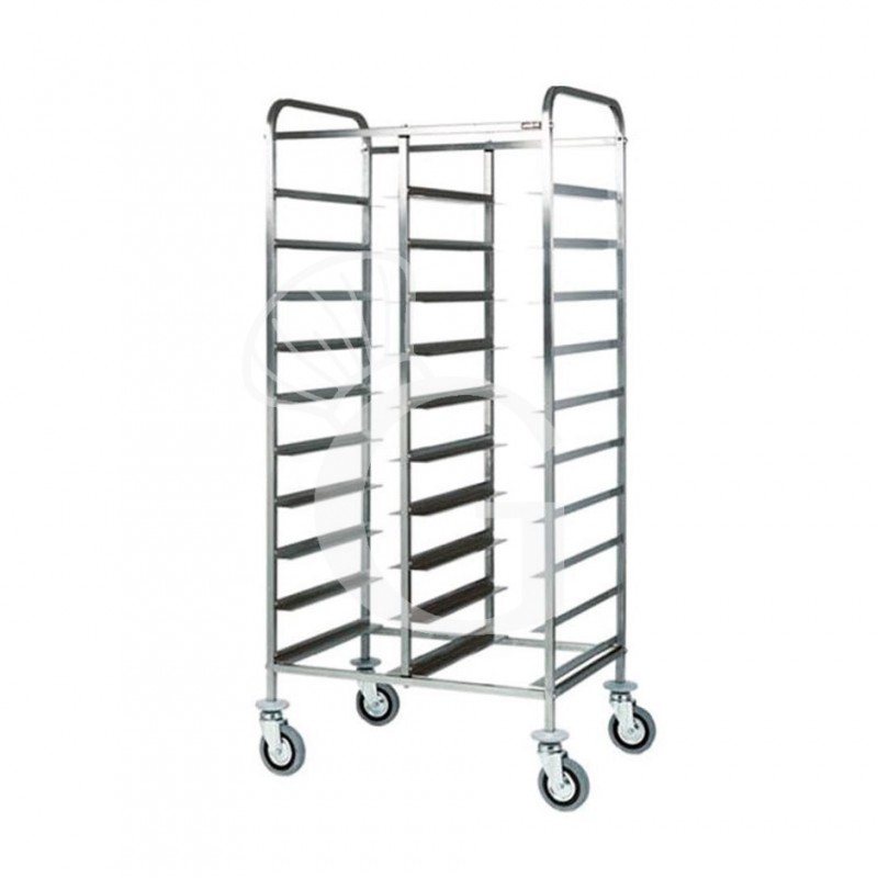 Carro para bandejas de autoservicio para 22 bandejas GN1/1 - L 815 mm x P 620 mm x A 1525 mm