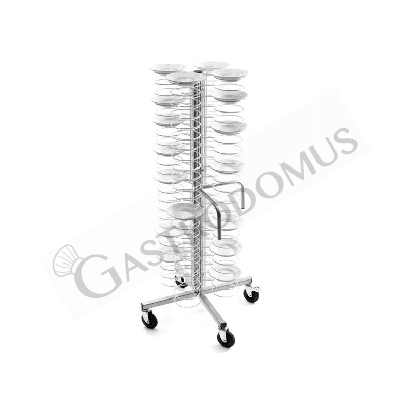 Carro portaplatos con ruedas para 96 platos 180/230 L 600 mm x P 600 mm x A 1730 mm