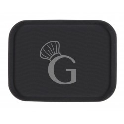 Bandeja rectangular antideslizante de fibra de vidrio color negro - L 405 mm x P 305 mm x A 25 mm