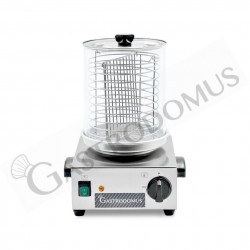 Máquina de perritos calientes con 800 W de potencia y dimensiones L 350 mm x P 350 mm x A 440 mm