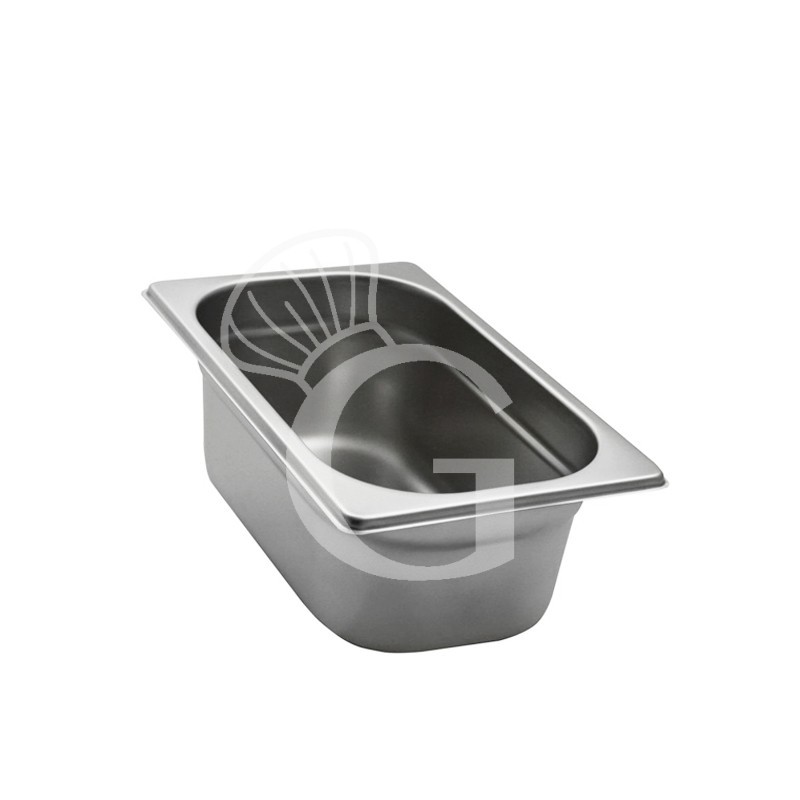 Cubeta de acero inoxidable GN1/4 L 265 mm X P 162 mm X A 100 mm