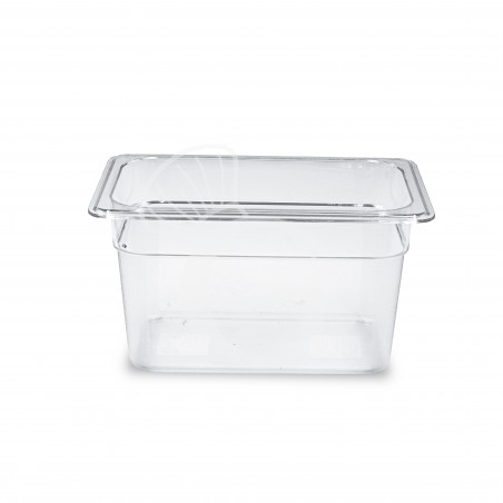 Cubeta graduada de policarbonato GN1/4 L 265 mm x P 163 mm x A 150 mm Cubeta graduada de policarbonato GN1/4 L 265 mm x P 163 mm x A 150 mm