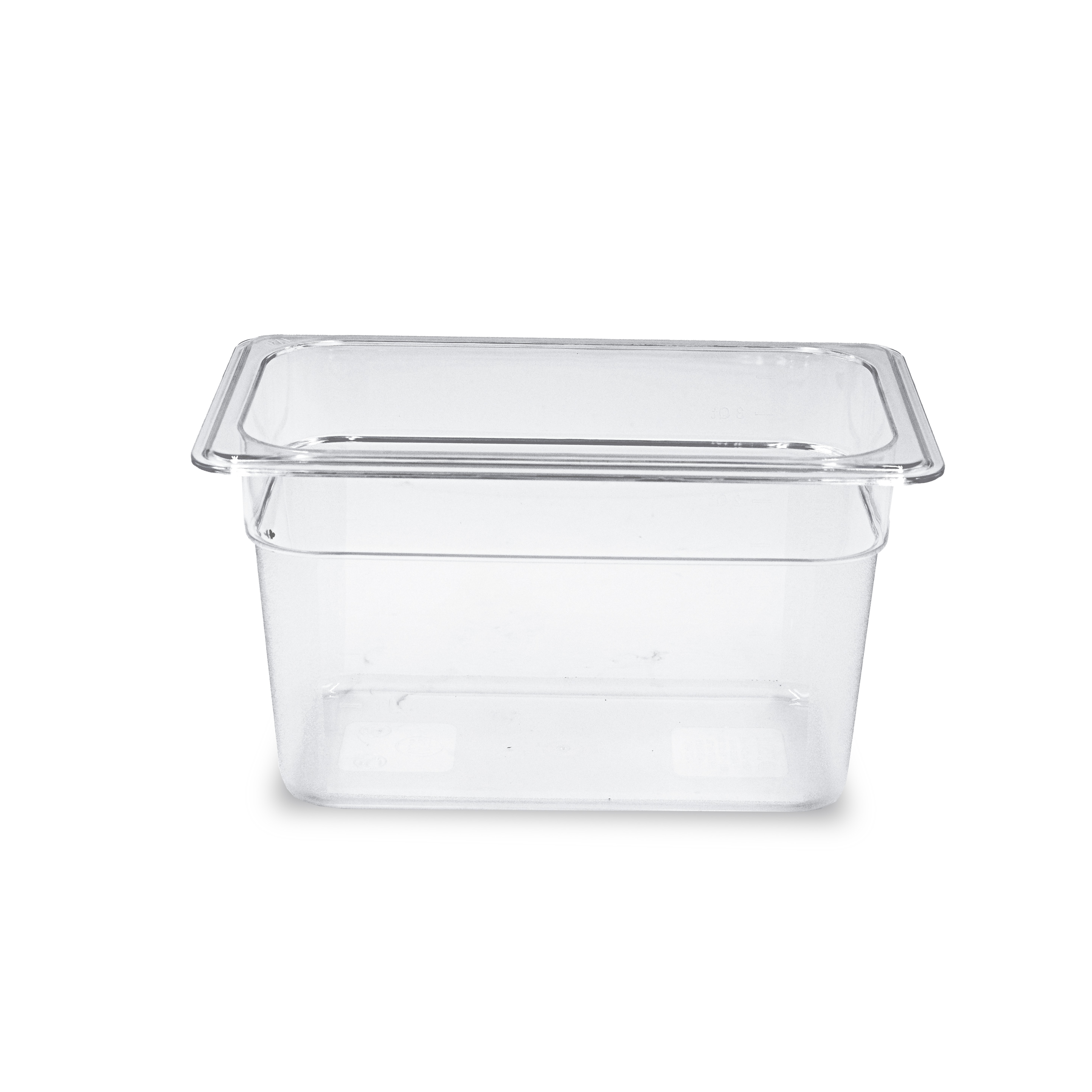 Cubeta graduada de policarbonato GN1/4 L 265 mm x P 163 mm x A 150 mm