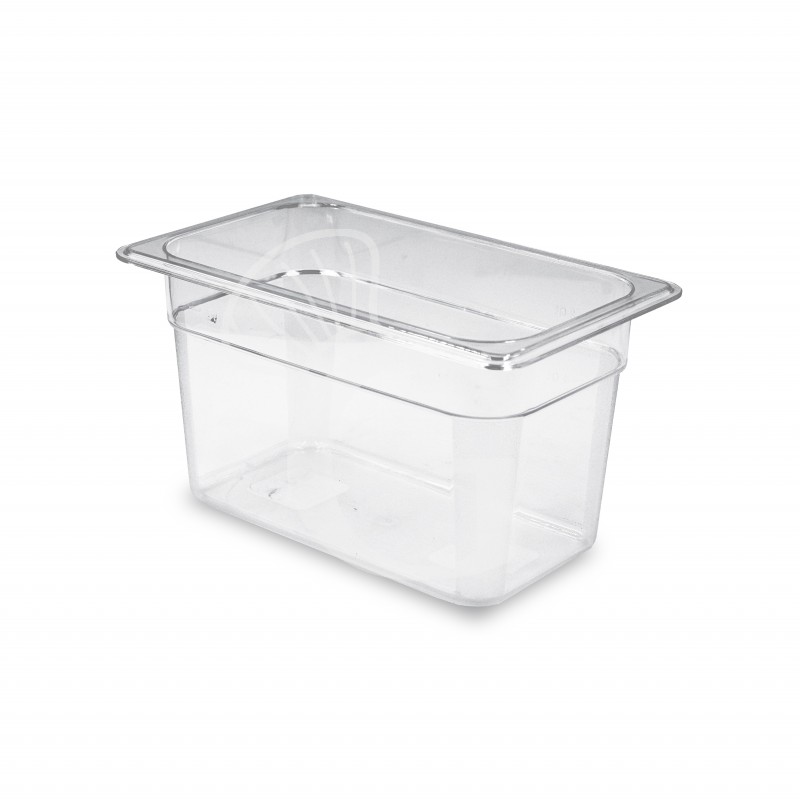 Cubeta graduada de policarbonato GN1/4 L 265 mm x P 163 mm x A 150 mm