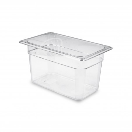 Cubeta graduada de policarbonato GN1/4 L 265 mm x P 163 mm x A 150 mm Cubeta graduada de policarbonato GN1/4 L 265 mm x P 163 mm x A 150 mm