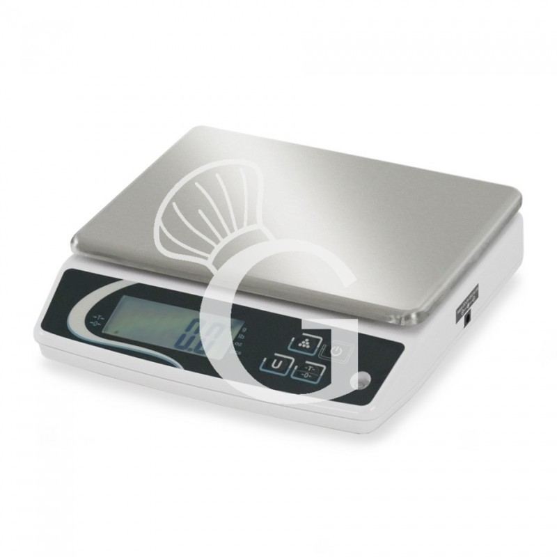 Balanza con función de recuento en ABS, capacidad de 5 kg, precisión de 0,5 g - L 240 mm x P 240 mm x A 70 mm