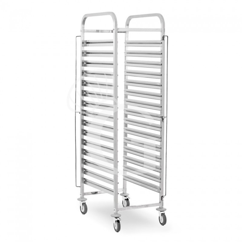 Carro bandejero para 15 bandejas 600x400 mm - L 455 mm x P 625 mm x A 1720 mm