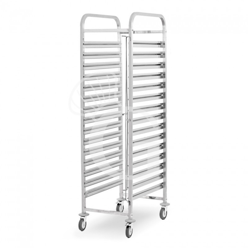 Carro bandejero para 15 bandejas 600x400 mm - L 455 mm x P 625 mm x A 1720 mm