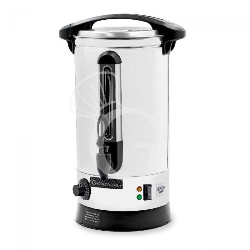 Dispensador eléctrico de bebidas calientes de acero inoxidable 10 L