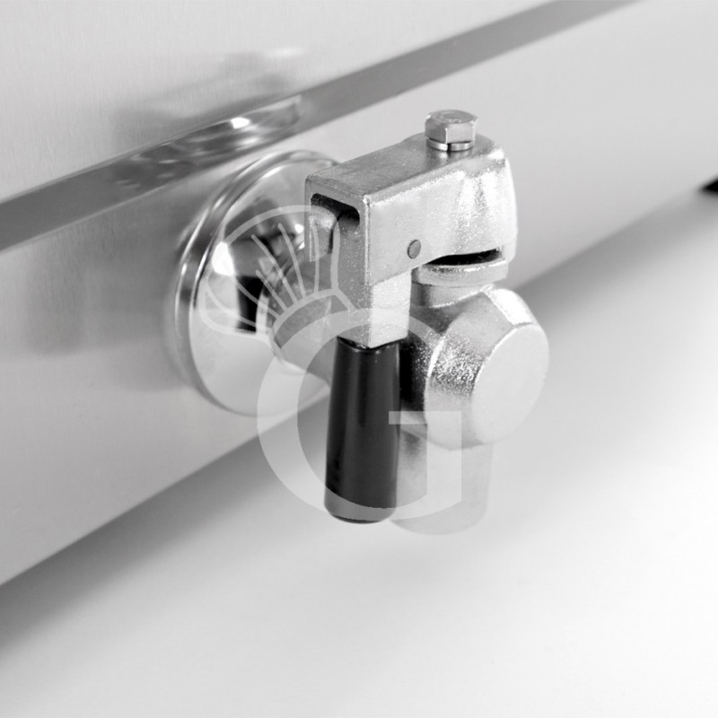 Freidora eléctrica de sobremesa 1 cuba de 30 LT con control de temperatura, 4800 W, Monofásica