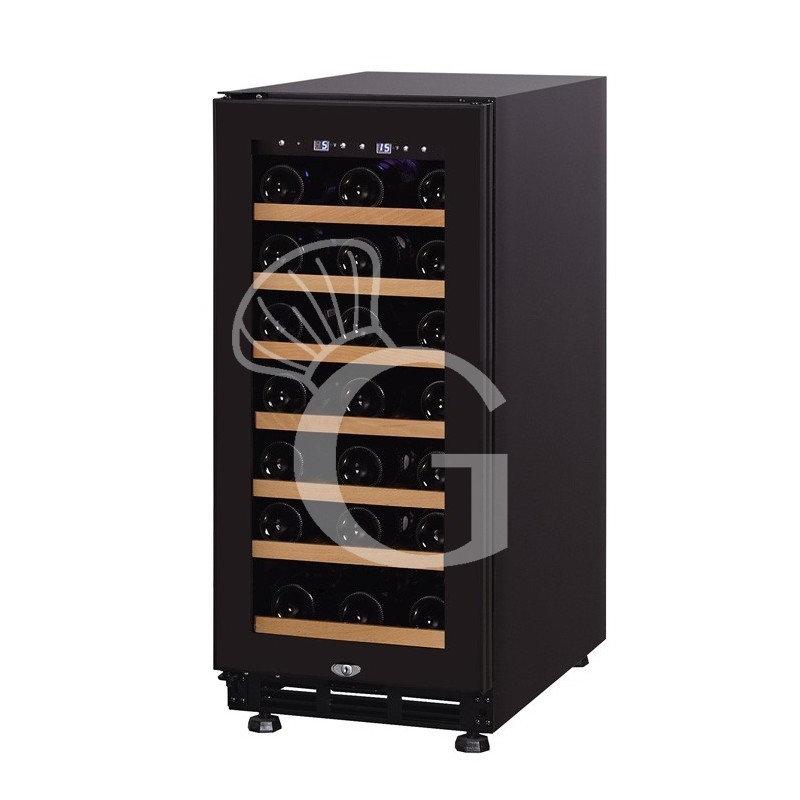 Vinoteca empotrable Ventilada 100 LT 7 estantes 31 botellas +5°C/+22°C