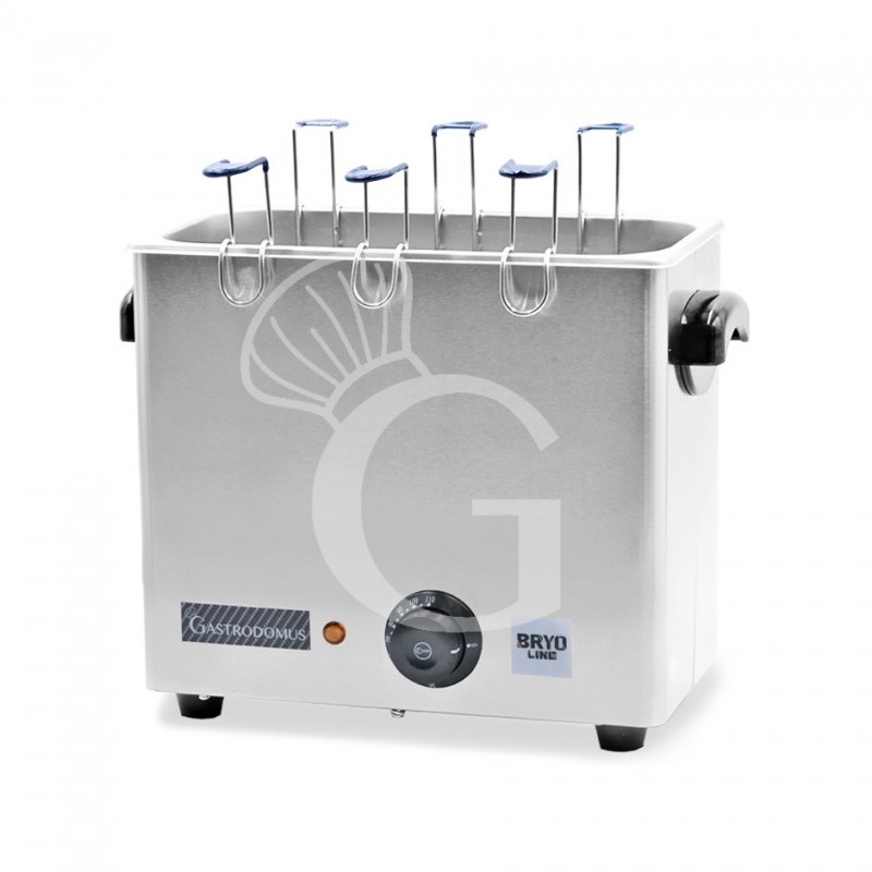 Cocedor de huevos eléctrico de acero inoxidable con capacidad para 6 cestas L 360 mm x P 190 mm x A 340 mm - 2.6 KW