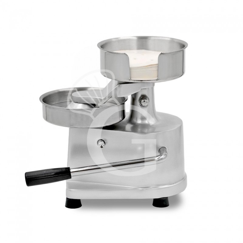 Prensa hamburguesas manual Ø 130 mm L 280 mm x P 230 mm x A 310 mm
