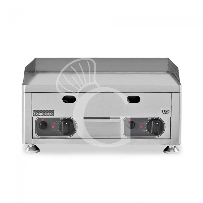 Fry Top de gas de sobremesa placa lisa L 600 mm x P 570 mm x A 320 mm