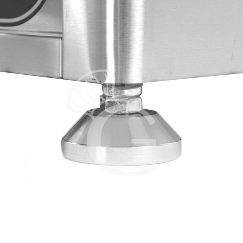 Fry Top de gas de sobremesa placa lisa y acanalada L 600 mm x P 570 mm x A 320 mm