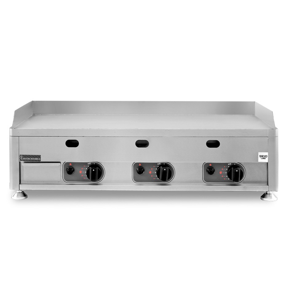 Fry Top de gas de sobremesa placa lisa L 1000 mm x P 540 mm x A 325 mm
