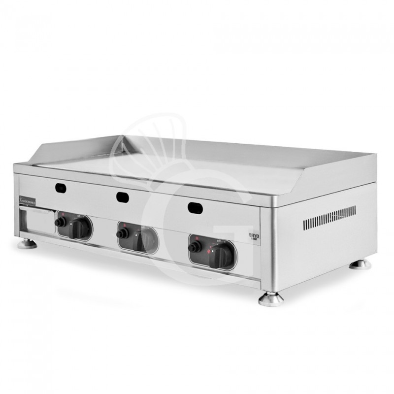 Fry Top de gas de sobremesa placa lisa L 1000 mm x P 540 mm x A 325 mm