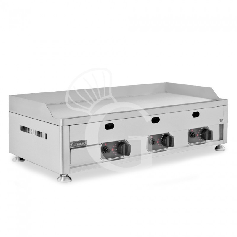 Fry Top de gas de sobremesa placa lisa L 1000 mm x P 540 mm x A 325 mm