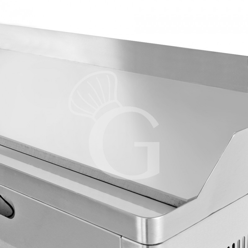 Fry Top de gas de sobremesa placa lisa L 1000 mm x P 540 mm x A 325 mm