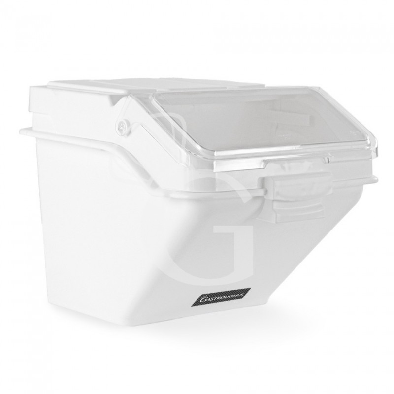 Tolva para harina de sobremesa de polipropileno capacidad 47 L - L 570 mm x P 460 mm x A 444 mm