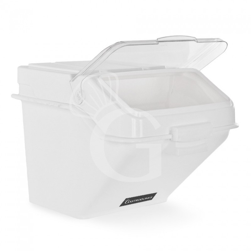 Tolva para harina de sobremesa de polipropileno capacidad 47 L - L 570 mm x P 460 mm x A 444 mm
