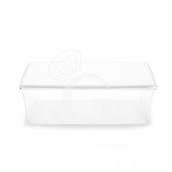 Recipiente hermético con tapa capacidad 3 L, L 260 x P 175 x A 100 mm