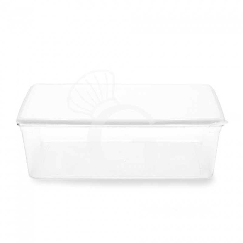 Recipiente hermético con tapa capacidad 6,5 L, L 345 x P 230 x A 115 mm
