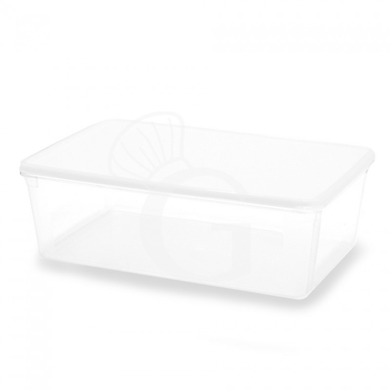 Recipiente hermético con tapa capacidad 6,5 L, L 345 x P 230 x A 115 mm