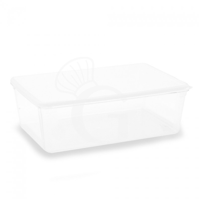 Recipiente hermético con tapa capacidad 6,5 L, L 345 x P 230 x A 115 mm