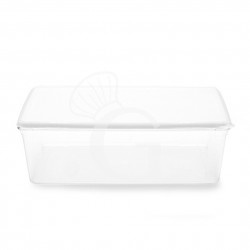 Recipiente hermético con tapa capacidad 9,5 L, L 390 x P 260 x A 120 mm