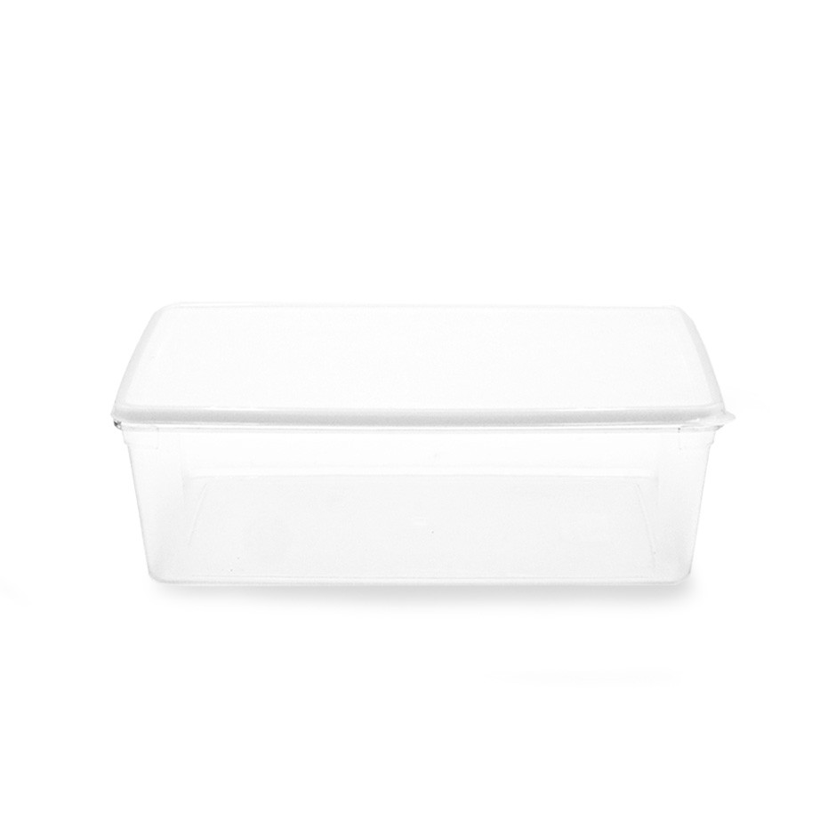 Recipiente hermético con tapa capacidad 2 L, L 225 x P 155 x A 85 mm