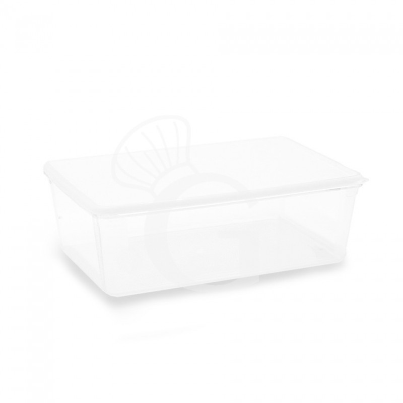 Recipiente hermético con tapa capacidad 2 L, L 225 x P 155 x A 85 mm