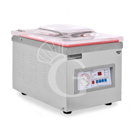 Envasadora al vacío de acero inoxidable barra de sellado 260 mm L 330 mm x P 483 mm x A 380 mm Envasadora al vacío de acero inoxidable barra de sellado 260 mm L 330 mm x P 483 mm x A 380 mm