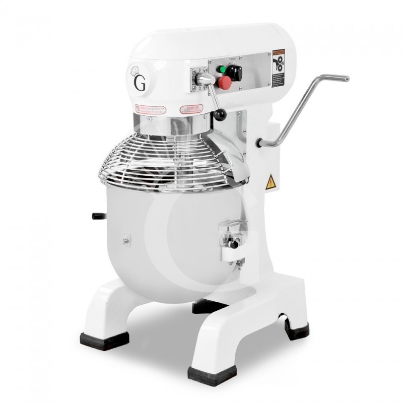Amasadora planetaria trifásica de cuba fija 3 velocidades capacidad 20 L