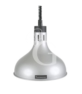 Lámpara de calentamiento color plata diámetro 290 mm luz blanca