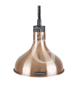 Lámpara de calentamiento color cobre diámetro 290 mm luz blanca