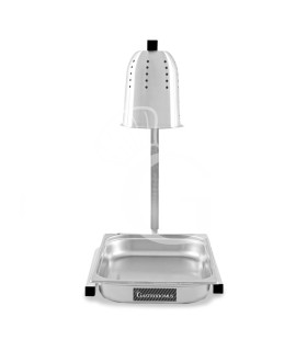 Lámpara doble caliente para fritos-dimensiones L 550 x P 360 x H 660 mm